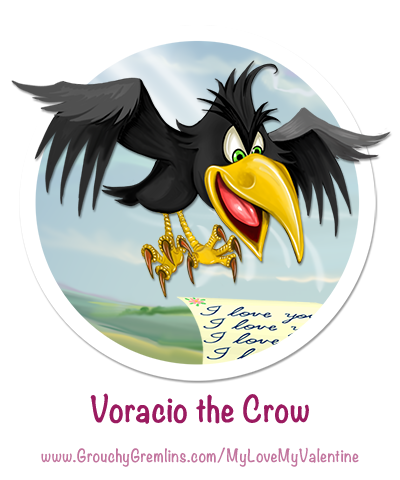 Voracio the Crow, your rival's agent, who tries to thwart your attempts to woo your sweetheart.